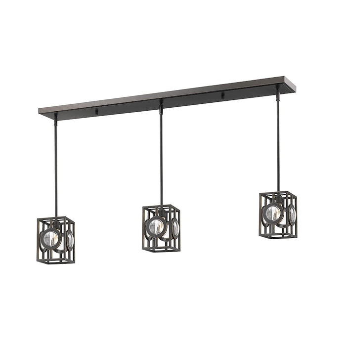 Z-Lite Port 3 Light Island/Billiard in Olde Bronze - 448MP-3OB