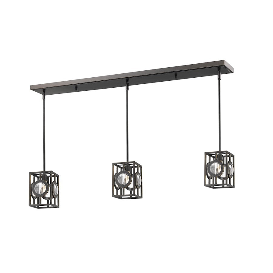Z-Lite Port 3 Light Island/Billiard in Olde Bronze - 448MP-3OB