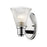 Z-Lite Intrepid 1 Light Wall Sconce, Chrome, Clear - 449-1S-CH