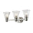 Z-Lite Intrepid 3 Light Vanity, Brushed Nickel, Clear - 449-3V-BN