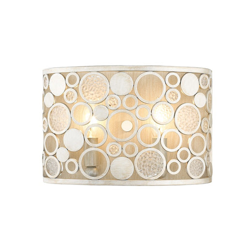 Z-Lite Ariell 2 Light Wall Sconce, Antique Silver - 450-2S-AS