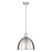 Z-Lite Sawyer 1 Light 12.5" Pendant, Brushed Nickel/Brushed Nickel - 4500P12-BN
