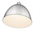 Z-Lite Sawyer 1 Light 12.5" Pendant, Brushed Nickel/Brushed Nickel
