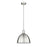 Z-Lite Sawyer 1 Light 12.5" Pendant, Brushed Nickel/Brushed Nickel