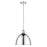 Z-Lite Sawyer 1 Light 12.5" Pendant, Chrome/Chrome - 4500P12-CH