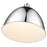 Z-Lite Sawyer 1 Light 12.5" Pendant, Chrome/Chrome