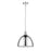 Z-Lite Sawyer 1 Light 12.5" Pendant, Chrome/Chrome