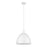 Z-Lite Sawyer 1 Light 12.5" Pendant, Satin White/Satin White