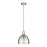 Z-Lite Sawyer 1 Light 10" Pendant, Brushed Nickel/Brushed Nickel