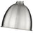 Z-Lite Sawyer 1 Light 10" Pendant, Brushed Nickel/Brushed Nickel