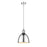 Z-Lite Sawyer 1 Light 10" Pendant, Chrome/Chrome