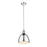 Z-Lite Sawyer 1 Light 10" Pendant, Chrome/Chrome