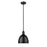 Z-Lite Sawyer 1 Light 10" Pendant, Matte Black/Matte Black - 4500P8-MB