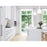 Z-Lite Sawyer 1 Light 10" Pendant, Satin White/Satin White