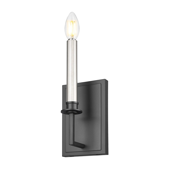 Z-Lite Orson 2 Light Wall Sconce, Matte Black