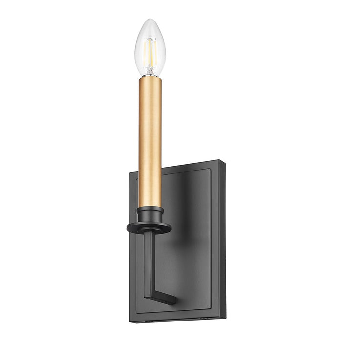 Z-Lite Orson 2 Light Wall Sconce, Matte Black