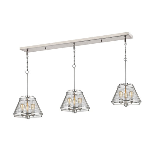 Z-Lite Iuka 9 Light Island/Billiard, Brushed Nickel - 451-16-3BN