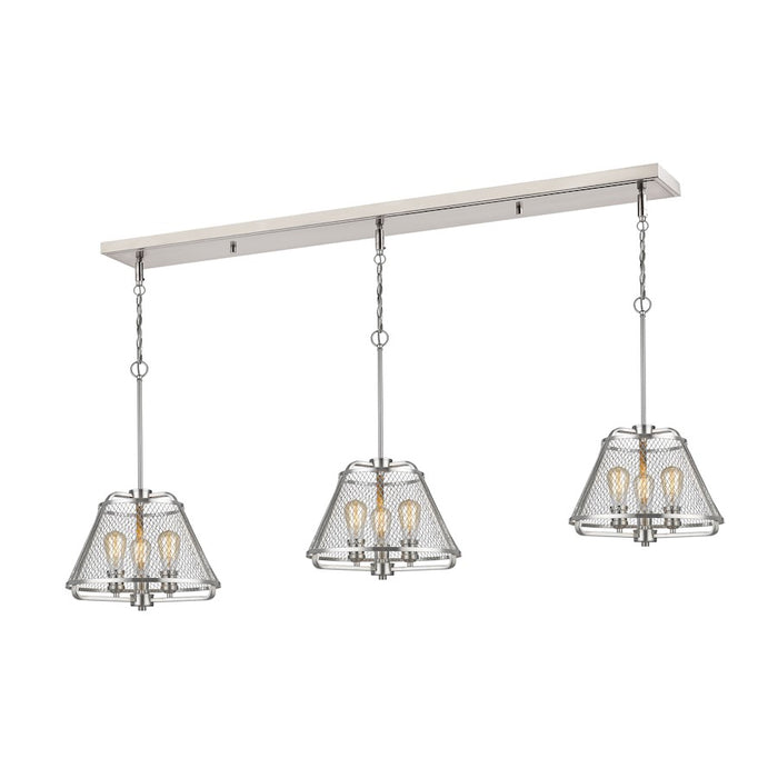 Z-Lite Iuka 9 Light Island/Billiard, Brushed Nickel - 451-16-3BN