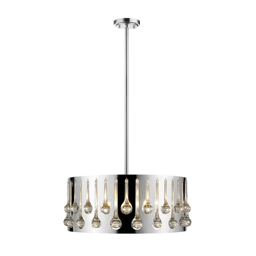 Z-Lite Oberon 5 Light Pendant, Chrome - 453-20CH