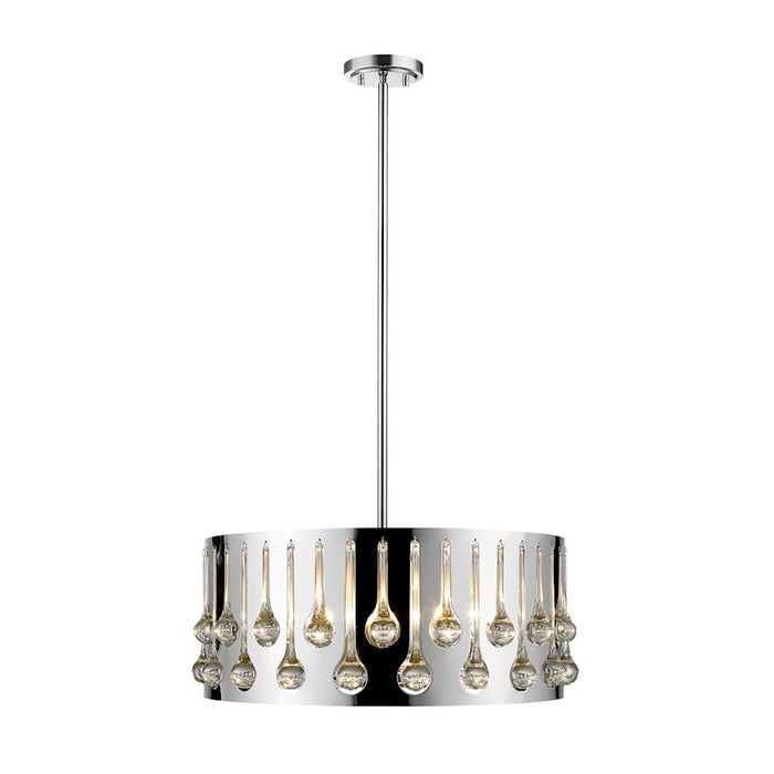 Z-Lite Oberon 5 Light Pendant, Chrome - 453-20CH