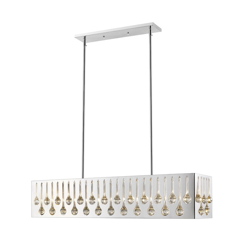 Z-Lite Oberon 7 Light Island/Billiard, Chrome - 453-43CH
