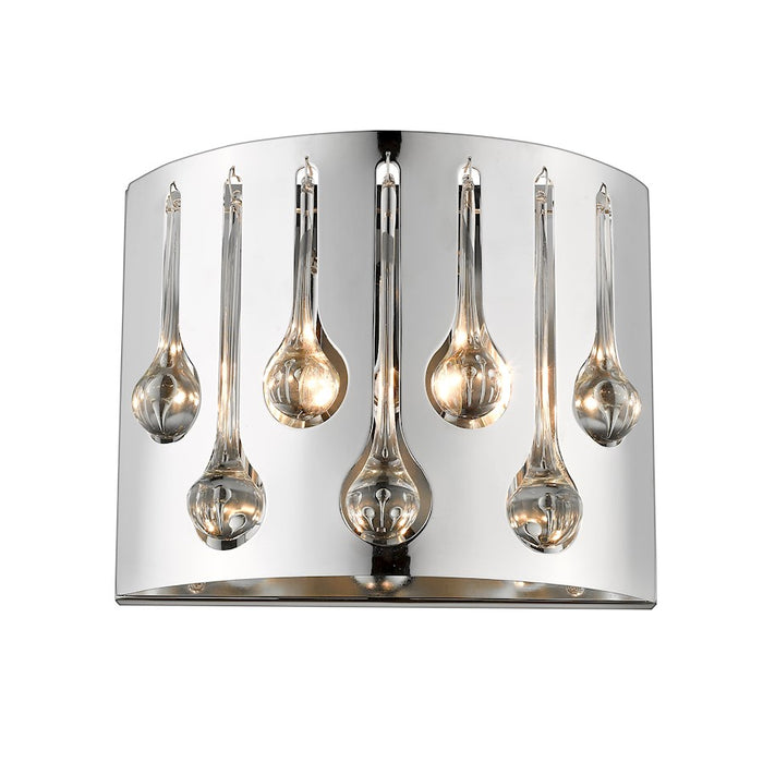 Z-Lite Oberon 2- Light Wall Sconce, Chrome - 453R2S-CH