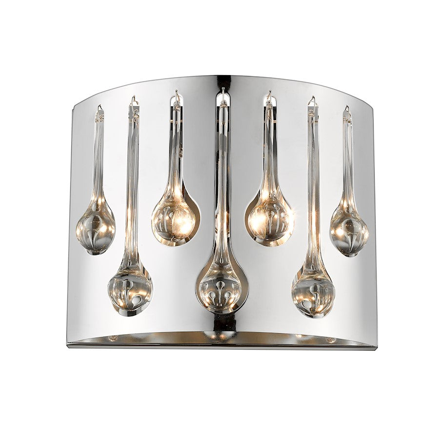Z-Lite Oberon 2- Light Wall Sconce, Chrome - 453R2S-CH