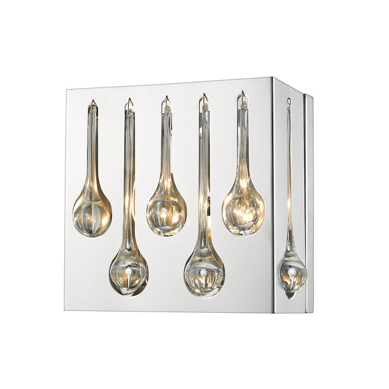 Z-Lite Oberon 2 Light Wall Sconce, Chrome - 453SQ2S-CH
