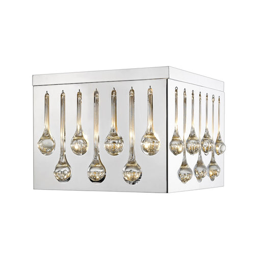 Z-Lite Oberon 4 Light Flush Mount, Chrome - 453SQF13CH