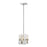 Z-Lite Oberon 1 Light Pendant, Chrome - 453SQMP-CH