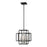 Z-Lite Titania 4 Light Pendant, Black/Brushed Nickel - 454-14BK-BN