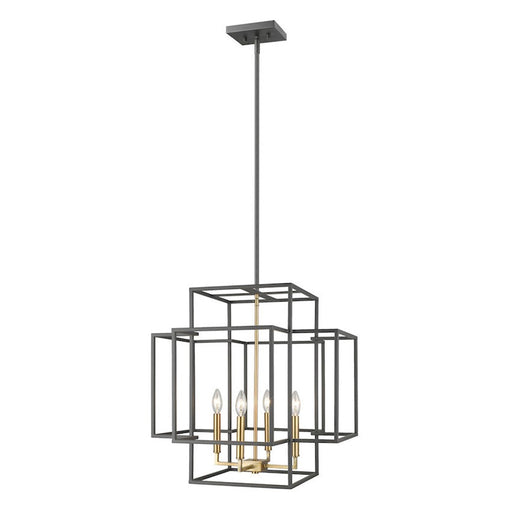 Z-Lite Titania 4 Light Pendant, Bronze, Olde Brass - 454-22BRZ-OBR