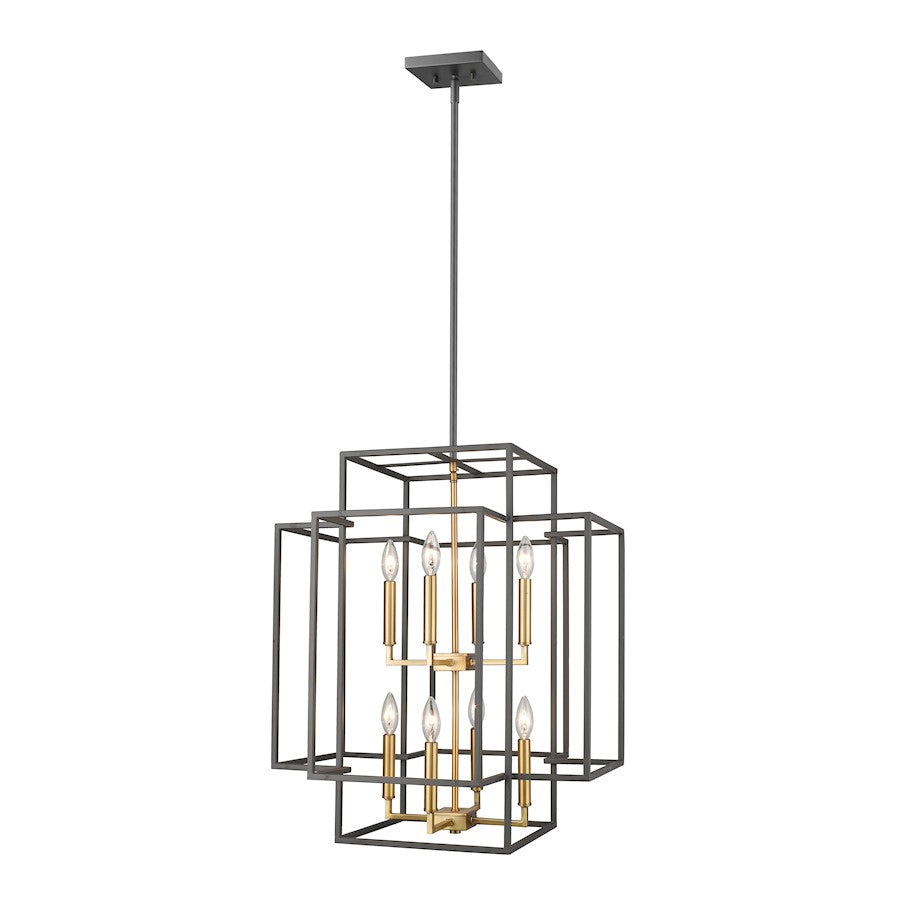 Z-Lite Titania 8 Light Pendant, Bronze, Olde Brass - 454-28BRZ-OBR