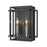 Z-Lite Titania 2 Light Wall Sconce, Black, Brushed Nickel - 454-2S-BK-BN
