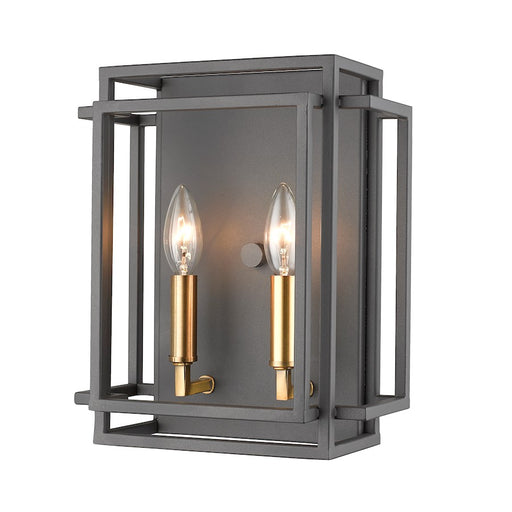 Z-Lite Titania 2 Light Wall Sconce, Bronze, Olde Brass - 454-2S-BRZ-OBR