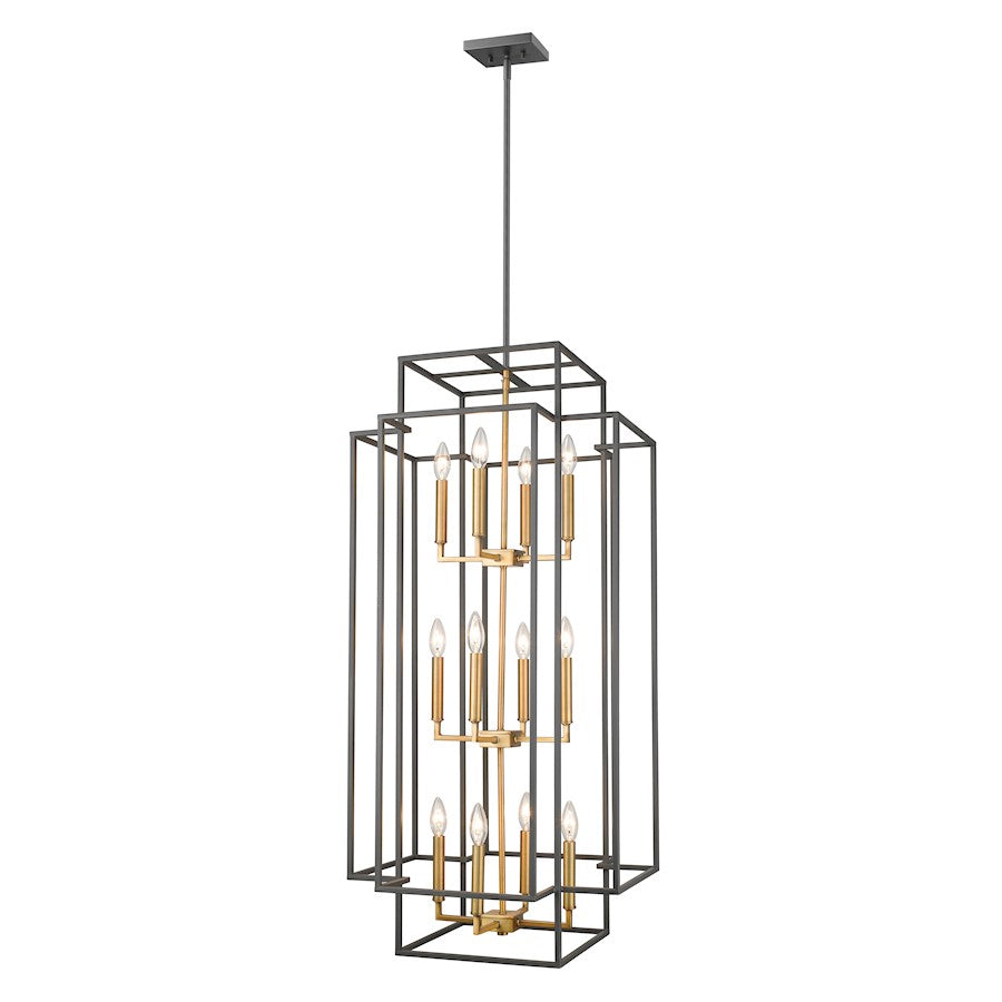 Z-Lite Titania 12 Light Pendant, Bronze, Olde Brass - 454-42BRZ-OBR