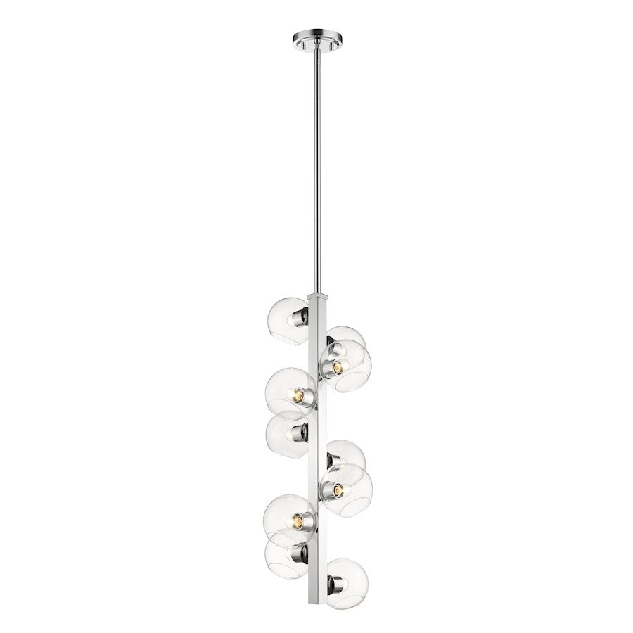 Z-Lite Marquee 10- Light Pendant, Chrome - 455-10CH