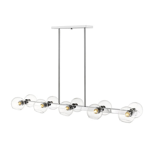 Z-Lite Marquee 10 Light Pendant, Chrome - 455-10L-CH