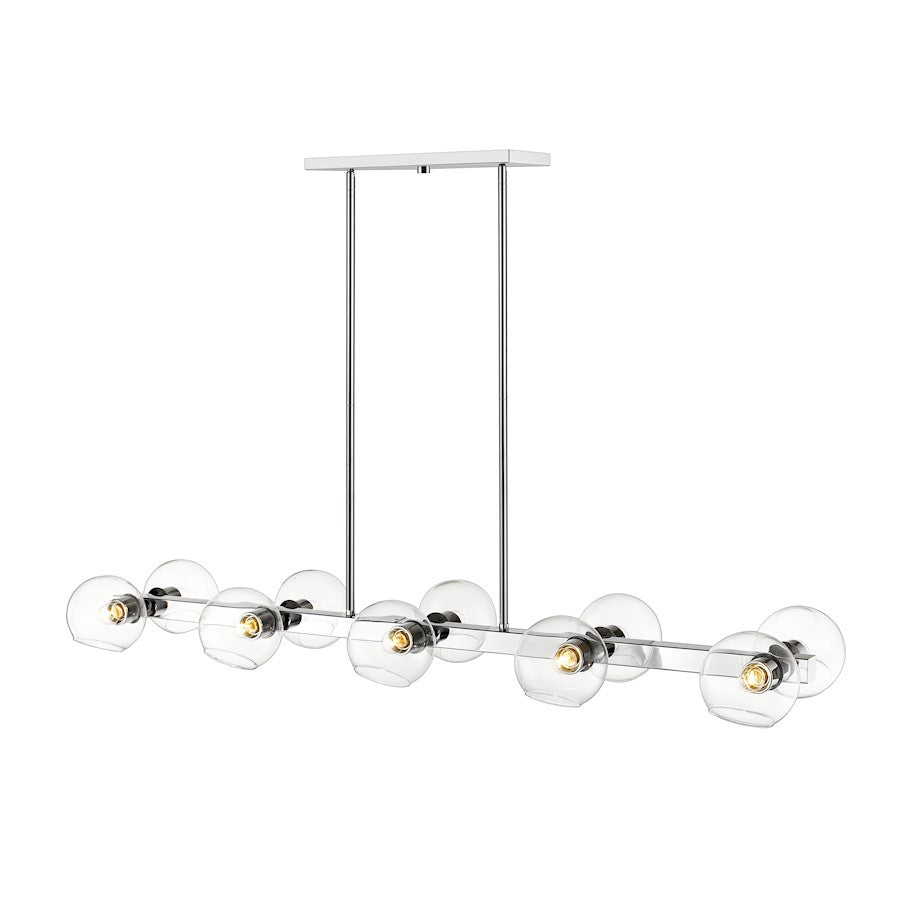Z-Lite Marquee 10 Light Pendant, Chrome - 455-10L-CH