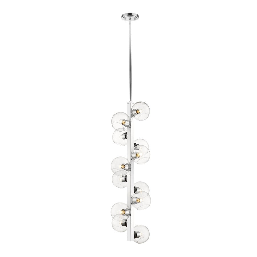 Z-Lite Marquee 12 Light Pendant, Chrome - 455-12CH