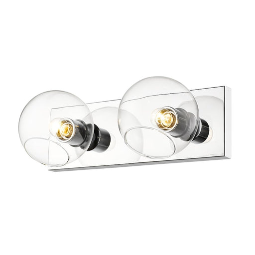 Z-Lite Marquee 2 Light Wall Sconce, Chrome - 455-2V-CH