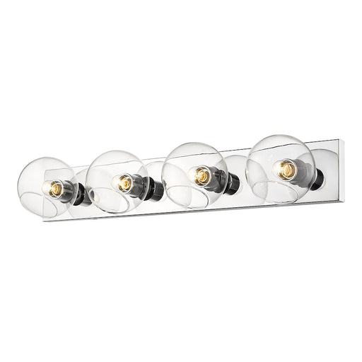 Z-Lite Marquee 4 Light Wall Sconce, Chrome - 455-4V-CH