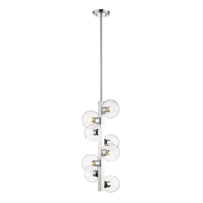 Z-Lite Marquee 8 Light Pendant, Chrome - 455-8CH