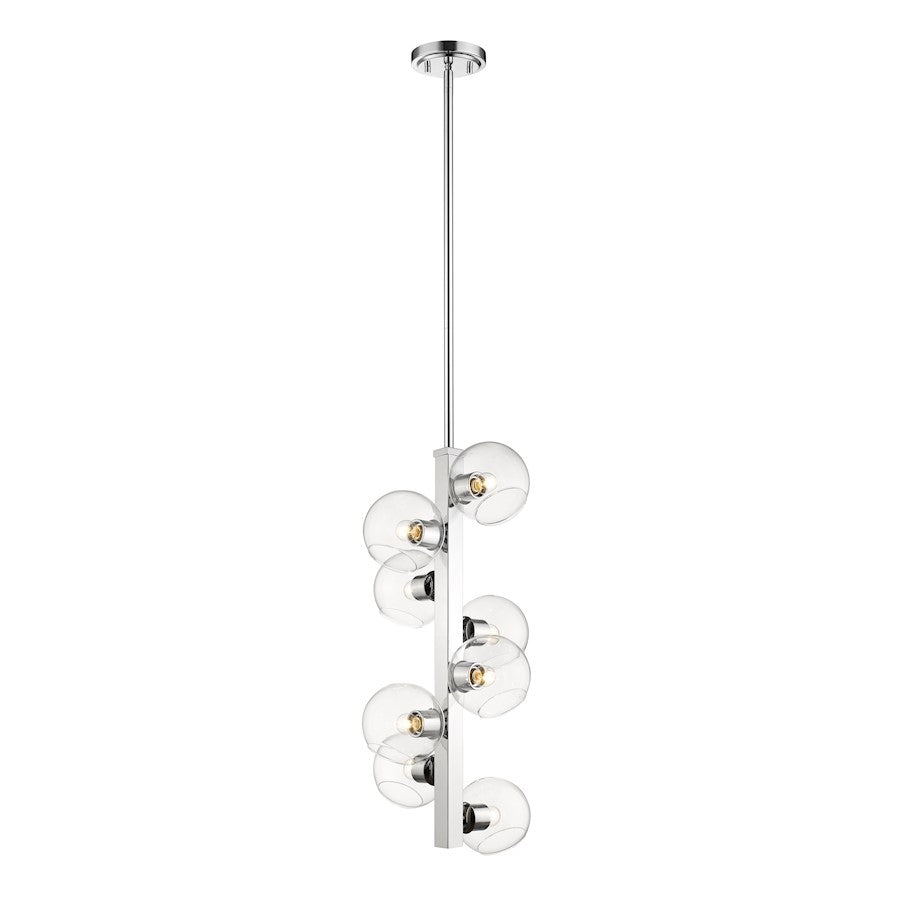 Z-Lite Marquee 8 Light Pendant, Chrome - 455-8CH
