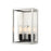 Z-Lite Quadra 2 Light Wall Sconce, Brushed Nickel, Black - 456-2S-BN-BK