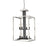 Z-Lite Quadra 8 Light Chandelier, Brushed Nickel, Black - 456-8BN-BK