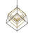 Z-Lite Euclid 6 Light Chandelier, Olde Brass , Bronze - 457-6OBR-BRZ