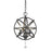 Z-Lite Tull 3 Light Chandelier, Matte Black - 458-12MB