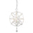 Z-Lite Tull 3 Light Chandelier, Matte White - 458-12MW
