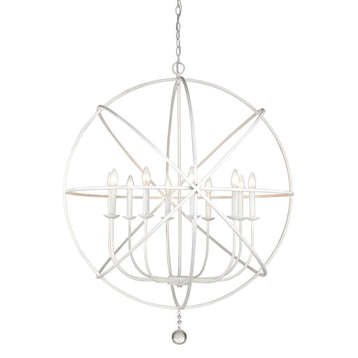 Z-Lite Tull 10 Light Chandelier, Matte White - 458-36MW
